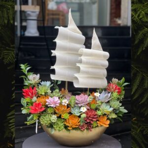 Thuyền hoa sen đá đẹp tươi lâu